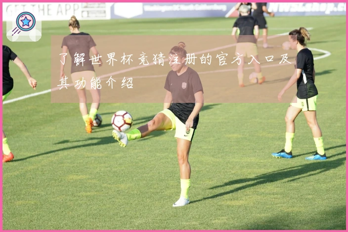 了解世界杯竞猜注册的官方入口及其功能介绍